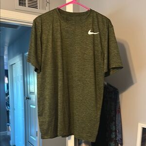 Nike Green Short Sleeve Performance Tee